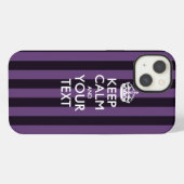 パーソナライズされた保CALM iPhoneケース (裏面横)