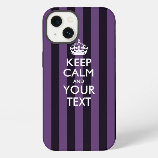パーソナライズされた保CALM iPhoneケース (裏面)