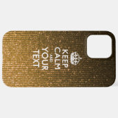 パーソナライズされた保CALM iPhoneケース (裏面横)