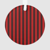 パーソナライズされた保Calm Your Text Red ストライプ Decor オーナメント (裏面)