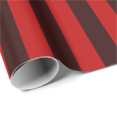 パーソナライズされた保Calm Your Text Red ストライプ Decor ラッピングペーパー (ロールコーナー)