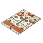 パーソナライズされた信仰と希望クリスチャンのハロウィーン ノートブック (左側)