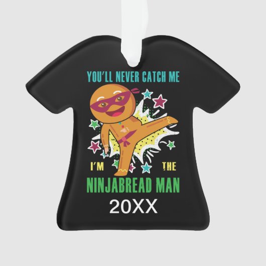 パーソナライズされた俺を捕まえられないぞ オーナメント (正面)