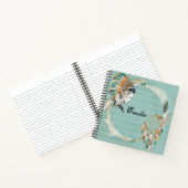 パーソナライズされた先住民アメリカスパイラルノート ノートブック (内部)