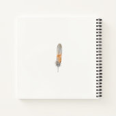 パーソナライズされた先住民アメリカスパイラルノート ノートブック (裏面)