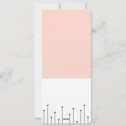 パーソナライズされた先生のブックマーク シーズンカード (裏面)