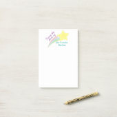 パーソナライズされた先生のPIメモ ポストイット (デスク上)