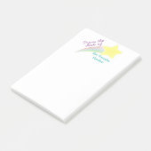 パーソナライズされた先生のPIメモ ポストイット (アングル)