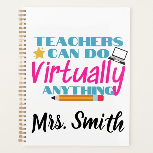 パーソナライズされた先生は事実上何でもできる プランナー手帳 (正面)