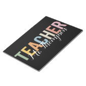 パーソナライズされた先生への感謝の気持ちを込めた新学期のギフト ノートパッド (アングル)