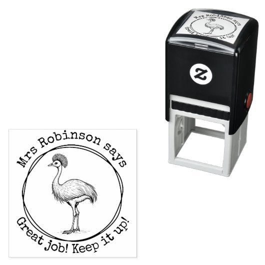 パーソナライズされた先生キャスウォリ素晴らしー授業 セルフインキングスタンプ (インサイチュ)