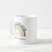 パーソナライズされた先生ギフトカスタム先生ギフト コーヒーマグカップ (正面左)