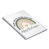 パーソナライズされた先生ギフトカスタム先生ギフト ノートブック (右側)