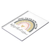 パーソナライズされた先生ギフトカスタム先生ギフト ノートブック (左側)