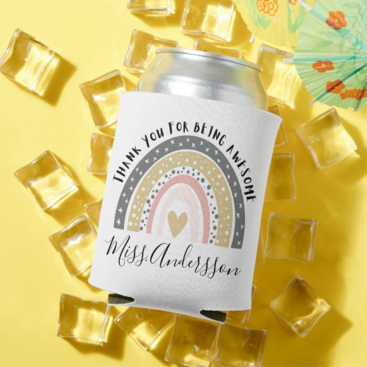 パーソナライズされた先生ギフトカスタム先生 缶クーラー (インサイチュ 夏)