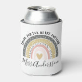 パーソナライズされた先生ギフトカスタム先生 缶クーラー (缶正面)