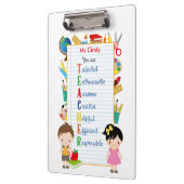 パーソナライズされた先生クリップボード(Stationeries) クリップボード (左)