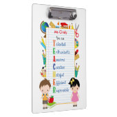 パーソナライズされた先生クリップボード(Stationeries) クリップボード (右)