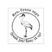 パーソナライズされた先生ク素晴らしレーン教室 ラバースタンプ (インプリント)