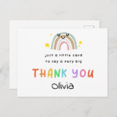 パーソナライズされた先生サンキューカード – リトルカード ポストカード (正面/裏面)