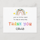 パーソナライズされた先生サンキューカード – リトルカード ポストカード (正面)