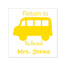 パーソナライズされた先生スタンプ学校へ戻る