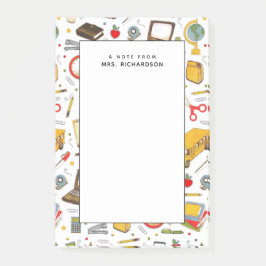 パーソナライズされた先生ノベルティ ポストイット