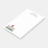 パーソナライズされた先生ノートのノートとApple ポストイット (アングル)