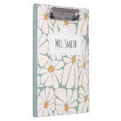 パーソナライズされた先生ノート – 名前をカスタムするティーチ クリップボード (右)