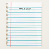 パーソナライズされた先生プランナー プランナー手帳 (正面)