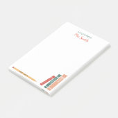 パーソナライズされた先生ポストイットノートとペンチ ポストイット (アングル)