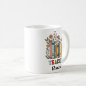 パーソナライズされた先生マグカップカスタム、先生マグカップ コーヒーマグカップ (正面右)