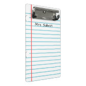 パーソナライズされた先生ミニクリップボード ミニクリップボード (アングル)