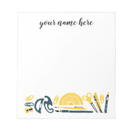 パーソナライズされた先生メモ帳 ノートパッド