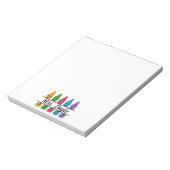 パーソナライズされた先生メモ帳 ノートパッド (回転)