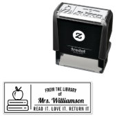 パーソナライズされた先生ライブラリの色付け セルフインキングスタンプ (インサイチュ)