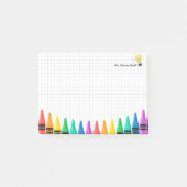 パーソナライズされた先生付箋 – ペカラフルンシ ポストイット (正面)