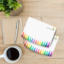 パーソナライズされた先生付箋 – ペカラフルンシ ポストイット