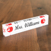 パーソナライズされた先生卒業式ギフト新しい卒業ジョブ デスクネームプレート (側面)