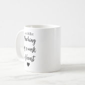 パーソナライズされた先生名Mug、カスタム先生Appr コーヒーマグカップ (正面左)