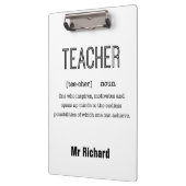 パーソナライズされた先生定義クリップボード クリップボード (左)