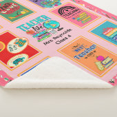 パーソナライズされた先生感謝おもしろい シェルパブランケット (3/4)