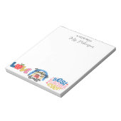 パーソナライズされた先生最高の先生 ノートパッド (回転)