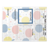 パーソナライズされた先生毎日のTo Doリストのリンゴ ノートパッド (正面)