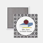 パーソナライズされた先生磁石 マグネット (正面/裏面)