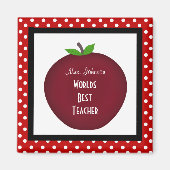 パーソナライズされた先生磁石 マグネット (正面)