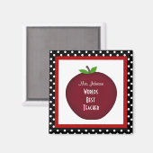 パーソナライズされた先生磁石 マグネット (正面/裏面)