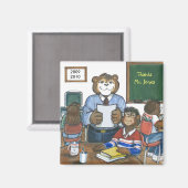 パーソナライズされた先生磁石 マグネット (正面/裏面)