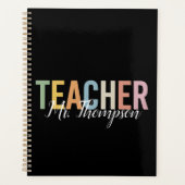 パーソナライズされた先生評価新学期 プランナー手帳 (正面)