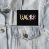 パーソナライズされた先生評価新学期 缶バッジ (インサイチュ)